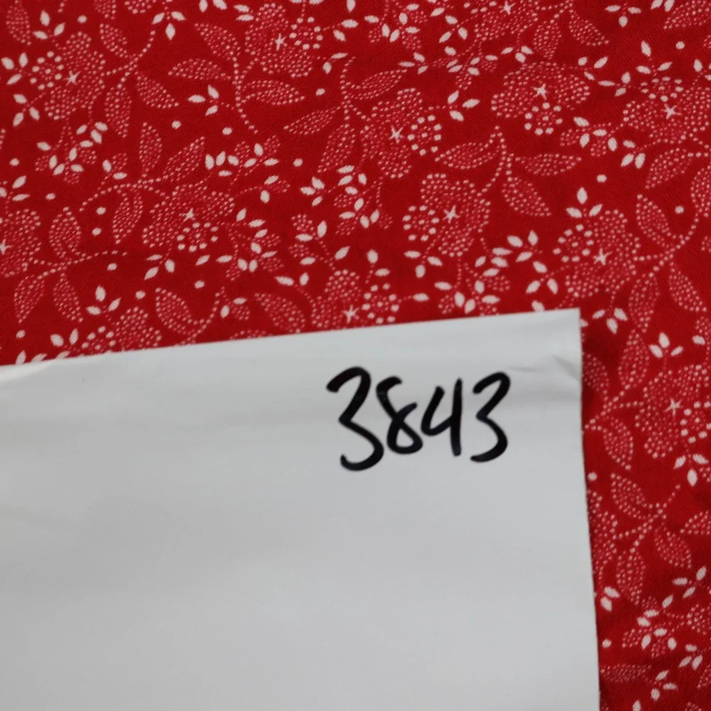 Chaps Shorts Womens 10 Red Floral Print Slant Pockets Zip Button‎ Summer Casual